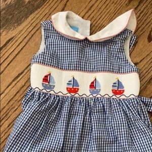 Anavini sailboat dress, size 2T